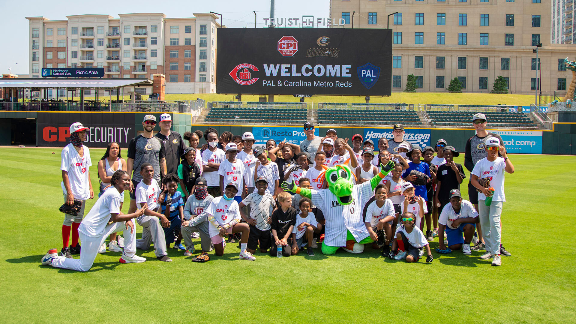 CPI Security and Charlotte Knights Baseball Clinic