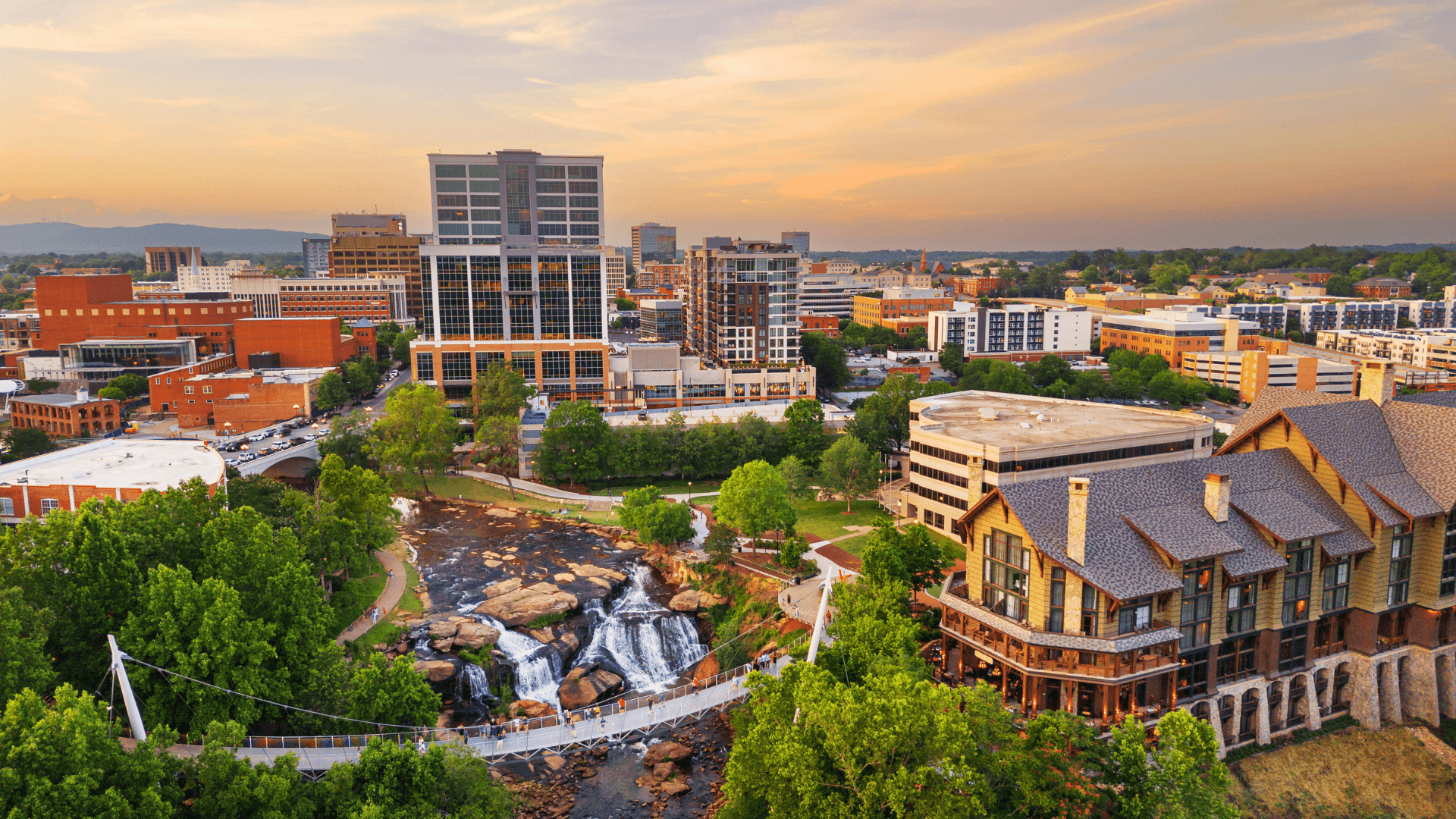 Greenville, SC Aerial view